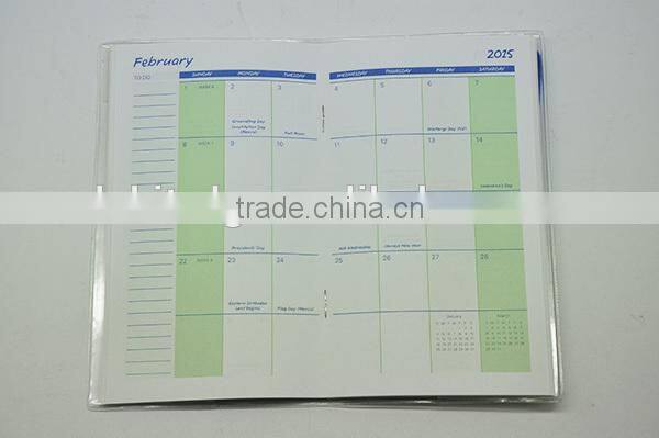 Wood free paper two-year staple planner