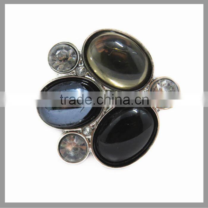 Vintage Clear Rhinestone Matching Pair Shoe Clip For Sandal