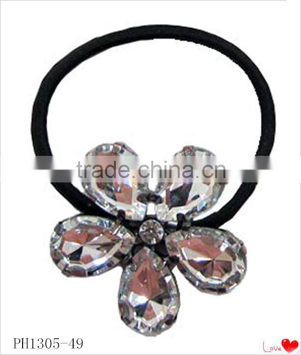 Elastic hair band with small bird,elastic hair bands for girls,hair scrunchy