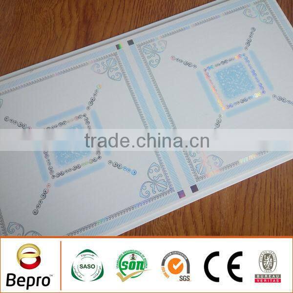 hot transfer stamping PVC ceiling panel 250mmx3900mm x7mm/8mm