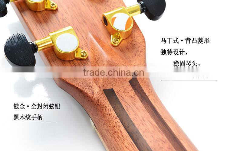 Natural Wood china manufacture acoustic guitar 41'' professional instrument for sale (HF-720SS)