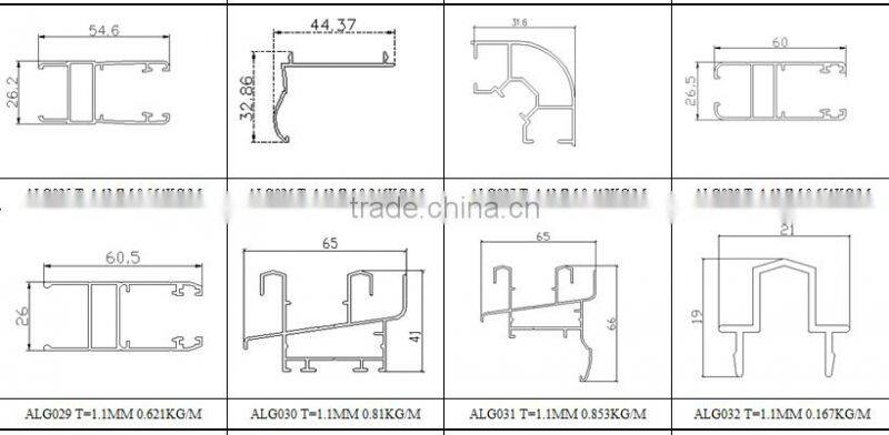 Top selling products 2015 Hollow Aluminium Profile best products for import