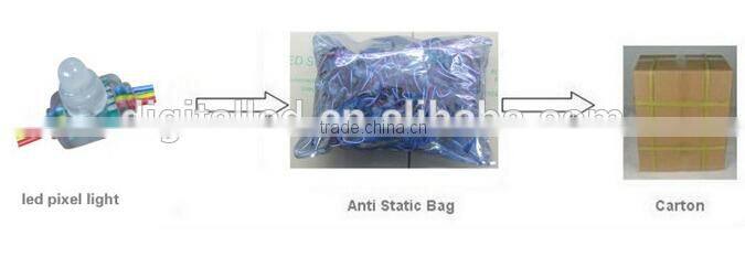 arduino ws2801 rgb mini 12mm diameter pixel led 50pcs sd controller