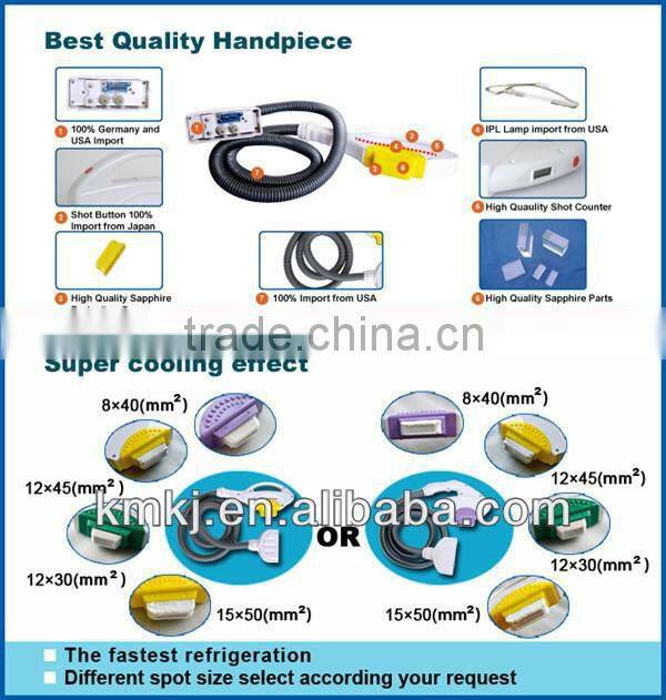 Professional big power hair removal OPT system SHR portable