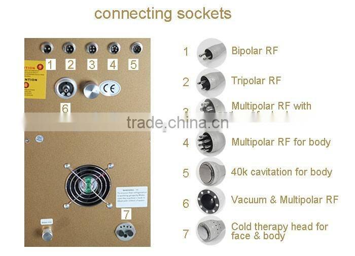 multi-functional skin tightening Cavitation Body & face equipment