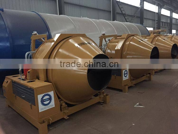 Easy use diesel portable concrete mixer with water cool diesel engine