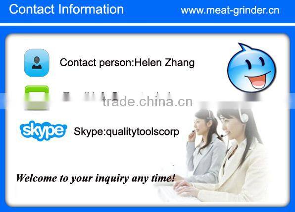 Adjustable single head casting aluminum hamburger press