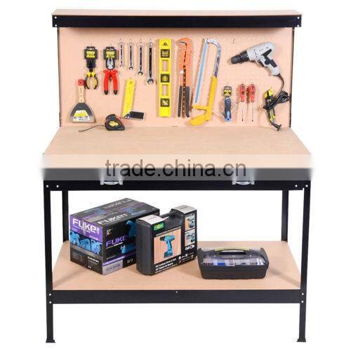 Heavy Duty Single Drawer warehouse storage metal workbench