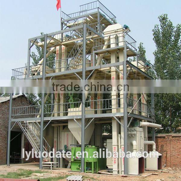 Hot Sale Animal Feed Pellet Production Line For Chicken Fish Cattle Food