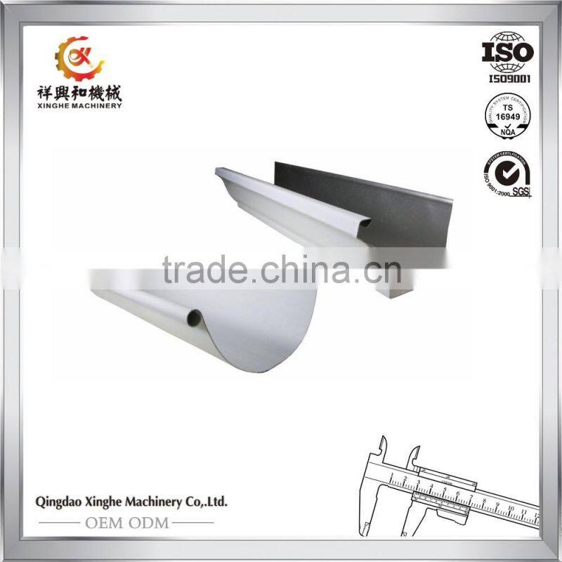 OEM parts manufacturing company sheet metal stamping parts brush aluminum gutter