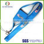 2016 Promotional Custom Nylon Screen Printing Id Card Lanyards with Brand Logo