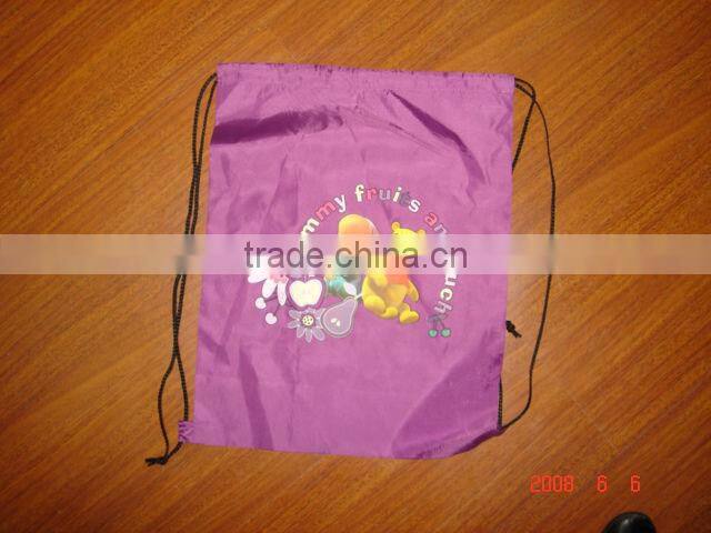 waterproof backpack/show bag made in china