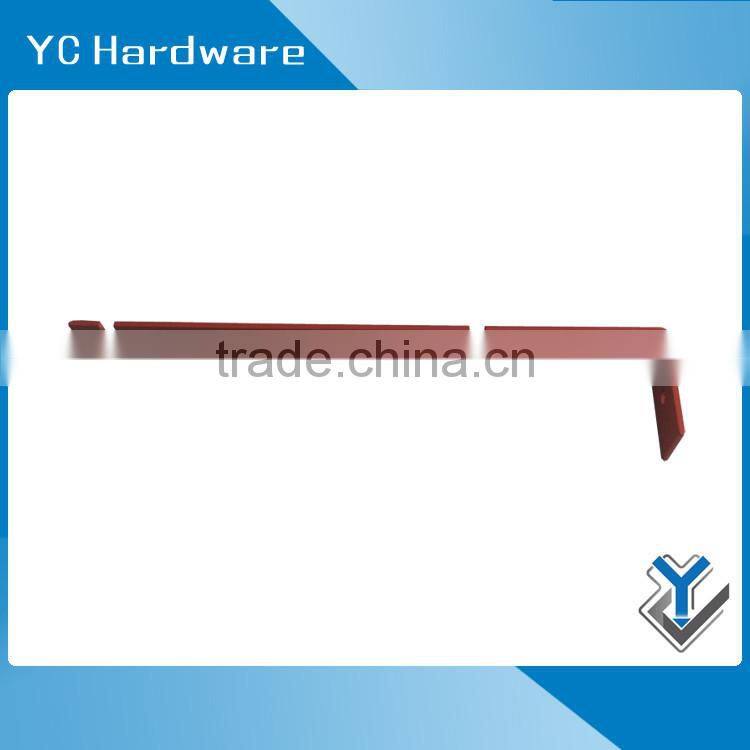 Small powder-coated mild steel L shaped wine rack bracket