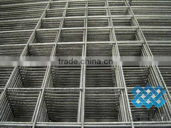 High quality of galvanized and black steel welded wire mesh panel