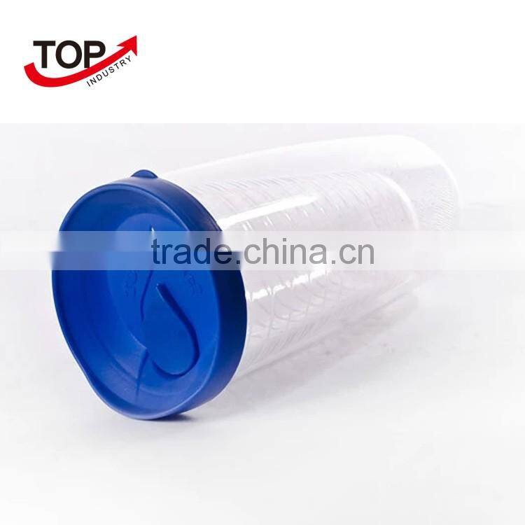 2016 double layered leakproof scald-proof plastic drinking cup with lip