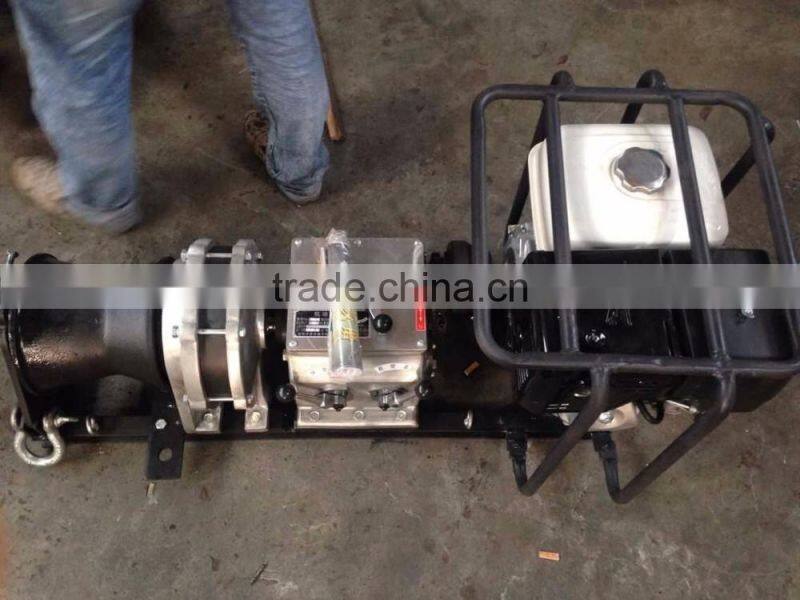 5 Ton High speed gasoline/petrol powered winch with HONDA/YAMAHA engine