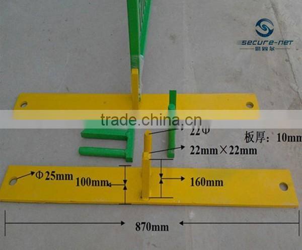 PVC coated /galvanized Canada commercial temporary construction fence