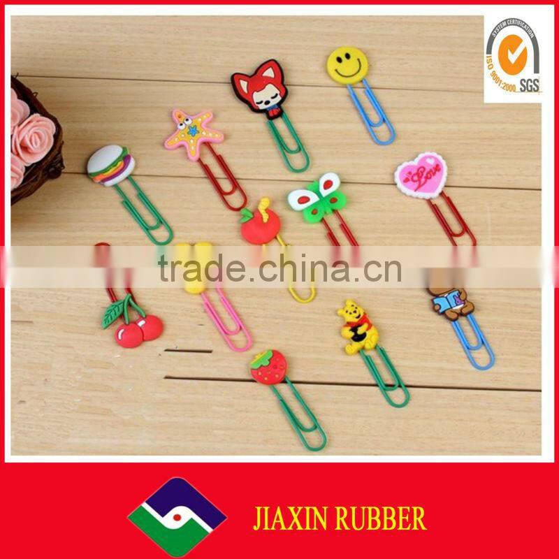 2D/3D effect lovely bee soft pvc book mark/clip book mark