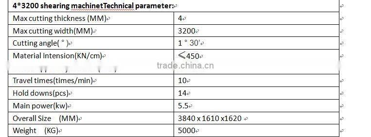 Hot sale sheet metal guillotine hydraulic shearing machine price