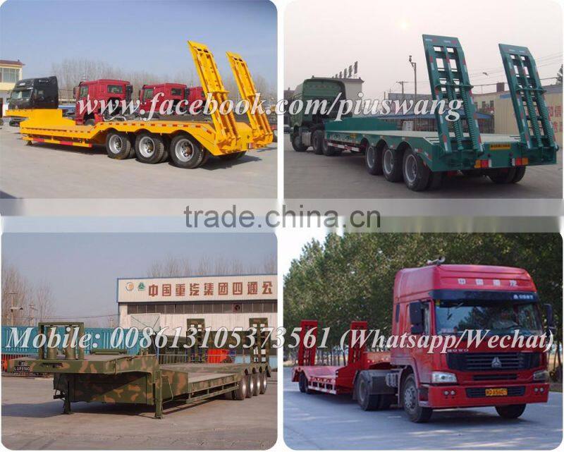 Customized Detach Lowboy Trailer Customized Heavy Duty Lowbed Truck Trailer