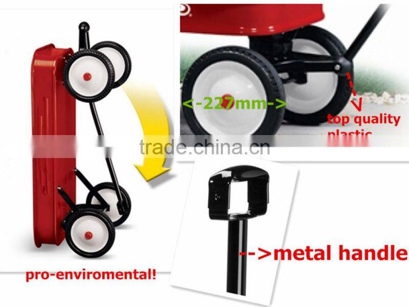 metal kid's red wagon