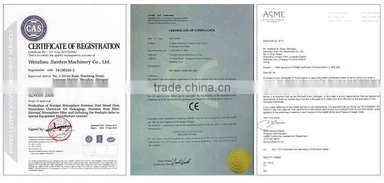 Chemical industry ss304 multi-fiber liquid filter