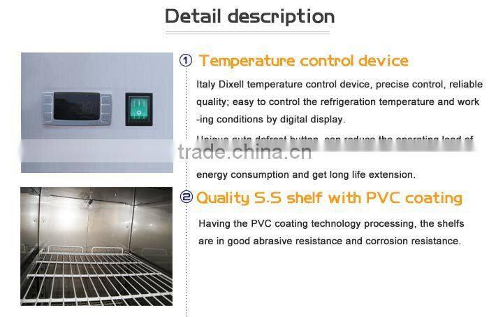 Commercial Restaurant Stainless Steel Mini Freezer/Single Door Freezer/Compact Freezer