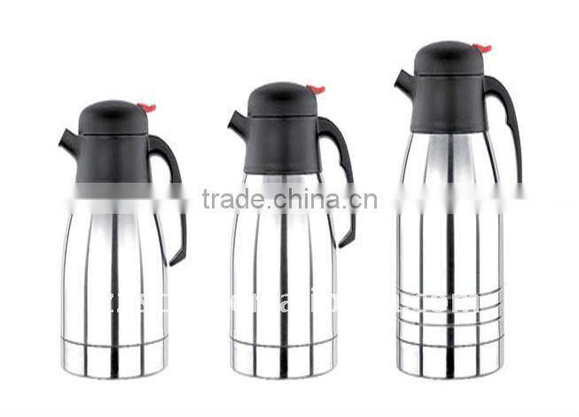 1000ml 1200ml 1500ml 18/8 food grade stainless steel air coffee pot