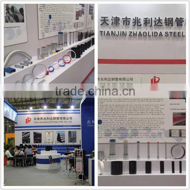 low carbon welded hot rolled square rectangular ERW steel pipe & tube