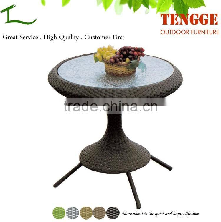 TG-16202 Modern coffee table outdoor wicker rattan coffee table