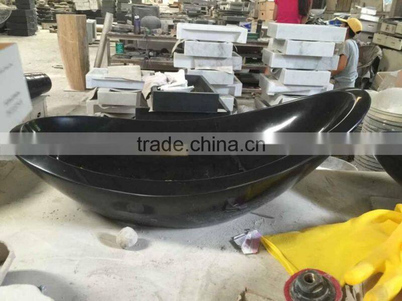 Natural nero marquina marble bathroom sink for wholesale