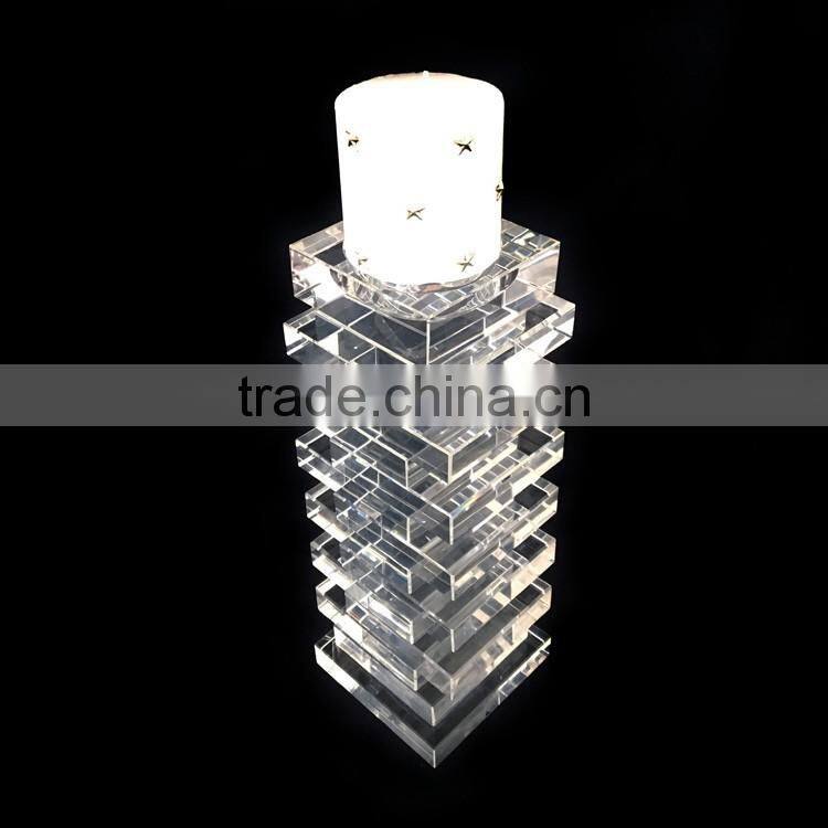 Newest crystal candlesticker holder for wedding centerpieces