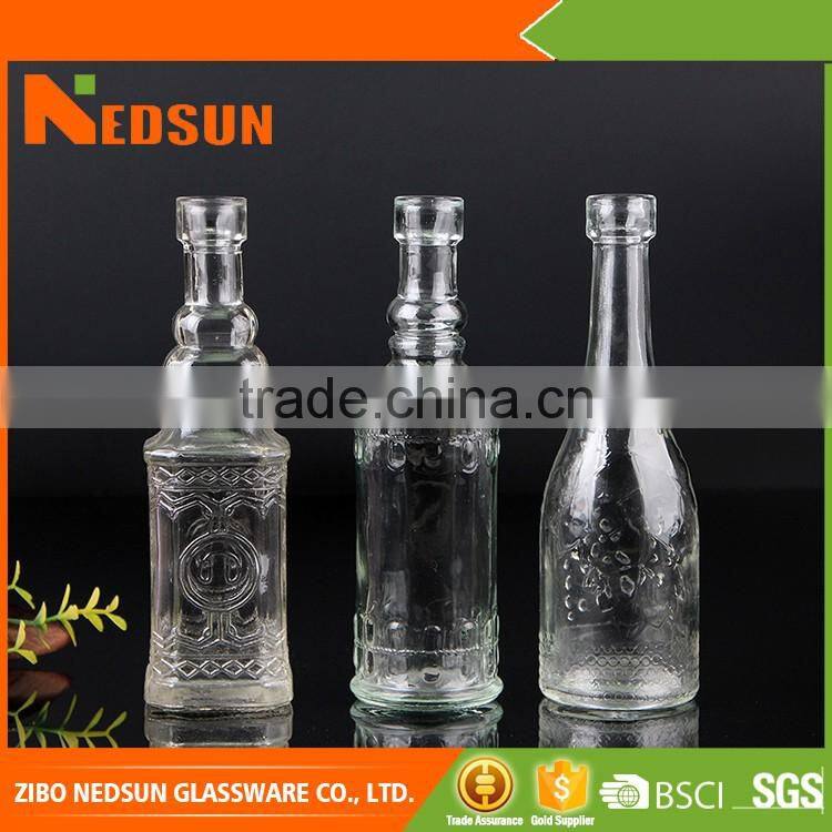 New design glass small bottles for olive oil