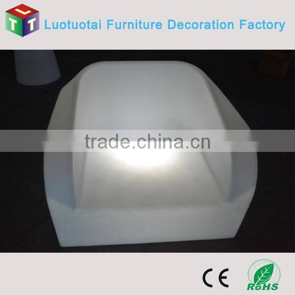 New Model! Hot Sell Plastic illuminated LED Sofa