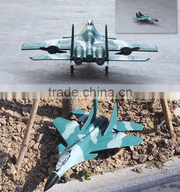 SU27/QJ15 Model Airplane, 2.4G Radio Control Toy Fighter, RC Stunt Flying Aircraft With LED Flashing Tape