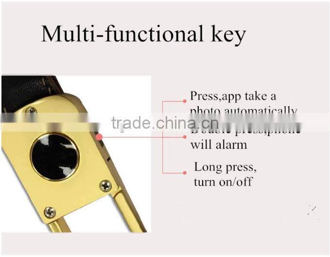 Simple Design Matel Smart Bluetooth Anti-lost Alarm Keychain, Personal Anti-lost Key Tracker