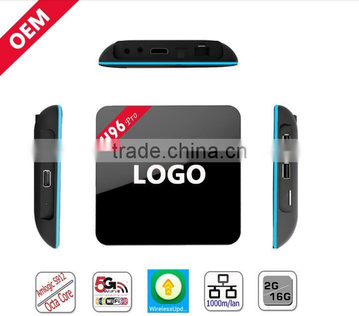 Android 6.0 Best Free Live Channels H96 Pro TV Box 2GB 3GB 16GB Kodi 16.1 Pre-installed 4K HD Free Porn Video TV Box