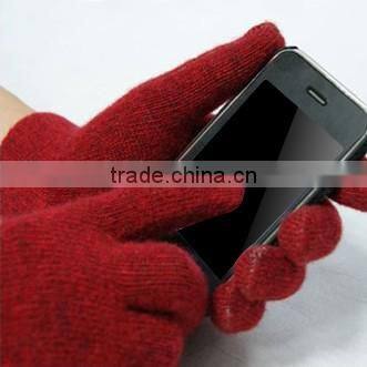 Thick knitting smartphone phone Touch Screen Gloves,thick smartphone gloves