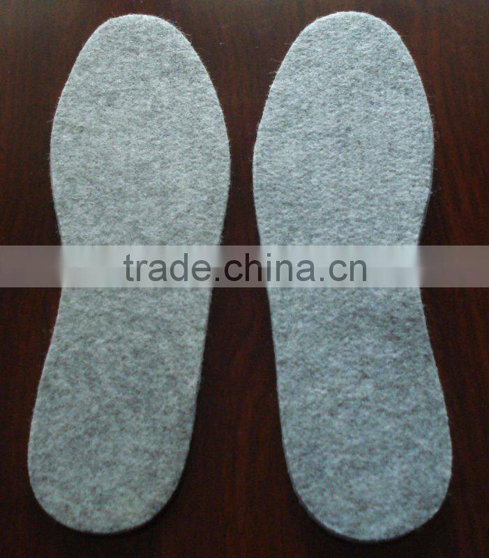 6mm warm heat-retaining wool felt insoles