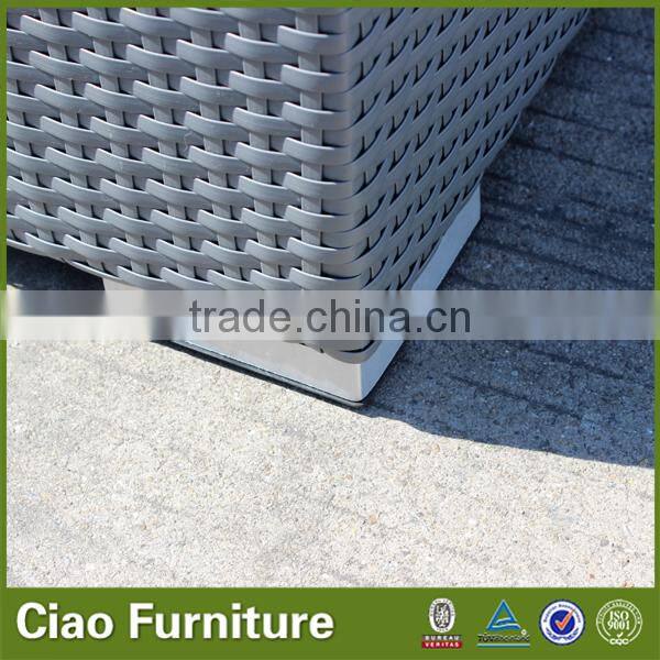 outdoor furniture cover grey color outdoor sofa with blue cushion