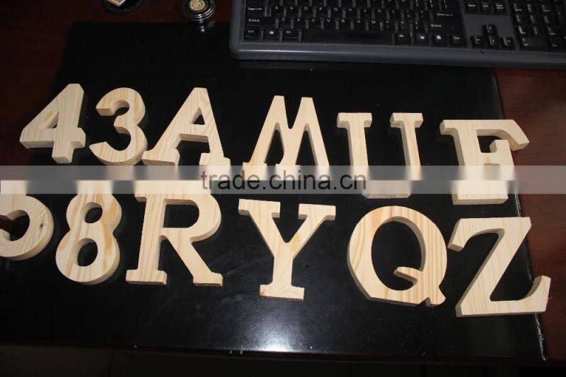 Wooden Alphabet Letters DIY Manual Process Letters Laser Cutting Letters Can Be Customized