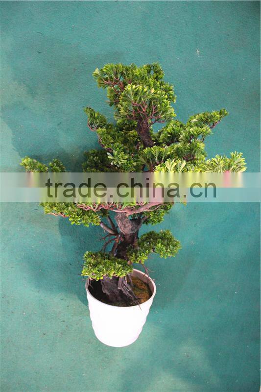 Home garden decoration 50cm to 160 cm hight small indoor canadian artificial green pot plastic similar pine trees ELSPZ02 0904