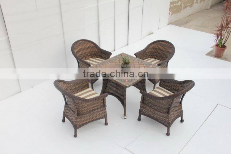 Outdoor Dining Chair and Table Set/Wicker Furniture/Garden Outdoor Furniture