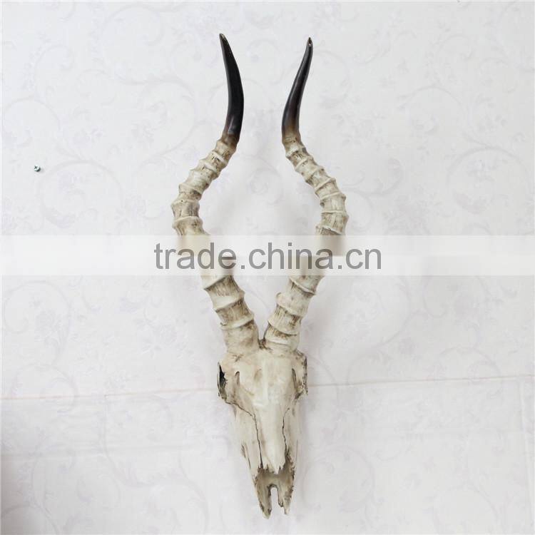 Modern Villa Bar Wall Decoration Resin Sheep Skull Wall Hanging