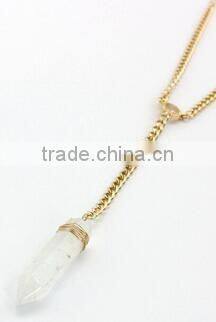 SALE Natural Quartz Necklace Healing Gemstone Necklace