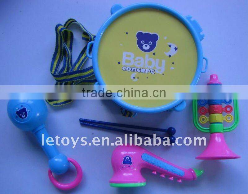plastic musical instrument toy set