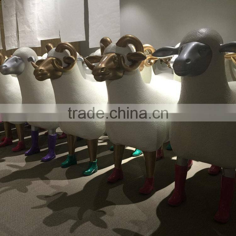 FRP goat statue sculpture