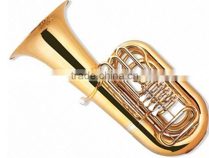 4 valve Bb tuba brass instrument for sale