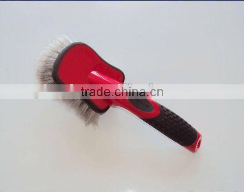 plastic car wheel wash cleaning wheel brush tire brush (RSCW-204)