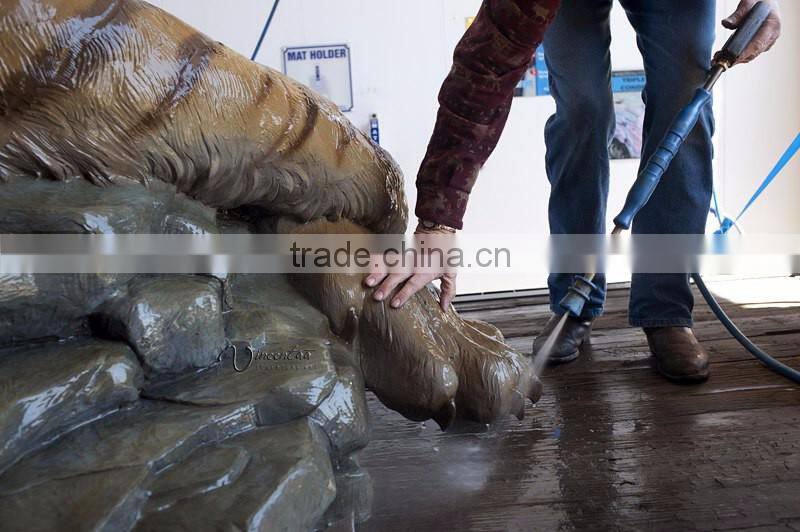 Large animal garden sculpture marble tiger statue for sale